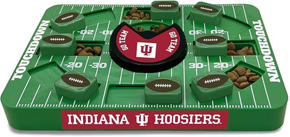 Pets First NCAA Indiana Large Puzzle Toy, Dog Puzzle Treat Toy, New Large Size, Interactive Dog Treat Toy, Dog Slow Feeding Toy