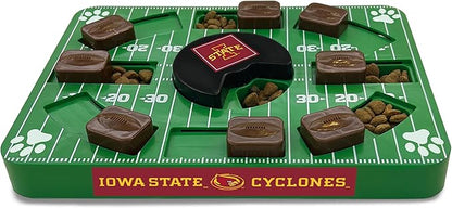 Pets First NCAA Iowa State Cyclones Puzzle Toy, Puzzle Treat Dog Toy, Interactive Dog Treat Toy, Dog Puzzle Fedding Slow Toy
