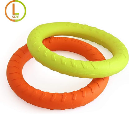 PetSpy Dog Ring Toy – Flying Ring for Outdoor Play, Floating Training & Fetch Toy for Throwing, Catching & Chewers – Durable EVA Flying Disc for Small, Medium & Large Dogs