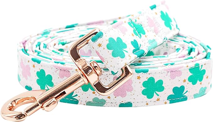 Dog Leash-St Patrick's Holiday Dog Leashes Cute Trefoil Print Boy/Girl Durable Strong Pet Leash Heavy Duty Comfortable Padded Pet Leashesfor Small Medium Large Dogs