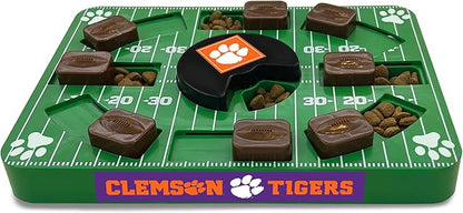 Pets First NCAA Clemson Tigers Puzzle Toy, Puzzle Treat Dog Toy, Interactive Dog Treat Toy, Dog Puzzle Fedding Slow Toy