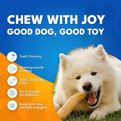 Set 3 of Coffee Wood Dog Chew Toy – Coffee Chew Stick for Large Dogs - Teeth Cleaning & Stress Relief – Safe, Durable & Eco-Friendly Dog Chew Toy (Large - Over 55 lbs)