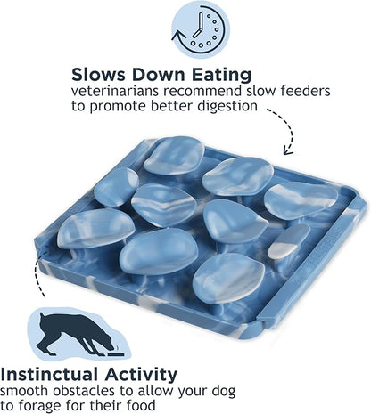 Tall Tails Rock Foraging Mat for Dogs – Slow Feeder Puzzle Mat for Easy & Engaging Feeding