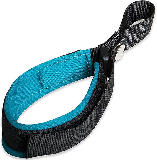 Dog Leash Wrist Strap, Hands Free Adjustable Wrist Safety Strap for Retractable Dog Leash, Blue Color