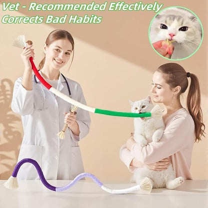 Cat Toys 12PCS Catnip Toy for Indoor Kitten Toys Cat Chew Stick for Dental Cleaning Teeth Cat Silvervine Matatabi Rope Treat Kitty Feather Snack for for Kick Molar Scratch Self Play