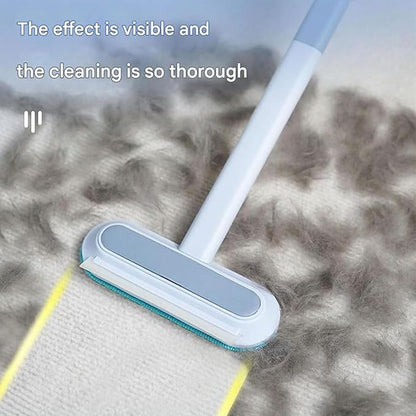 4 in 1 Cat and Dog Hair Removal Brush, 2025 New Multifunctional Pet Hair Remover with Extendable Long Handle, Washable Pet Hair Removal Tool for Furniture, Couch, Carpet, Clothes (1 Pcs)