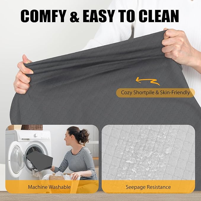 Car Dog Bed for Trunk, Non-Slip SUV Cargo Liner for Dogs, Travel Pet Mat Cushion with Supportive Foam, Removable Cover for Easy Cleaning, Suitable for SUV&Truck