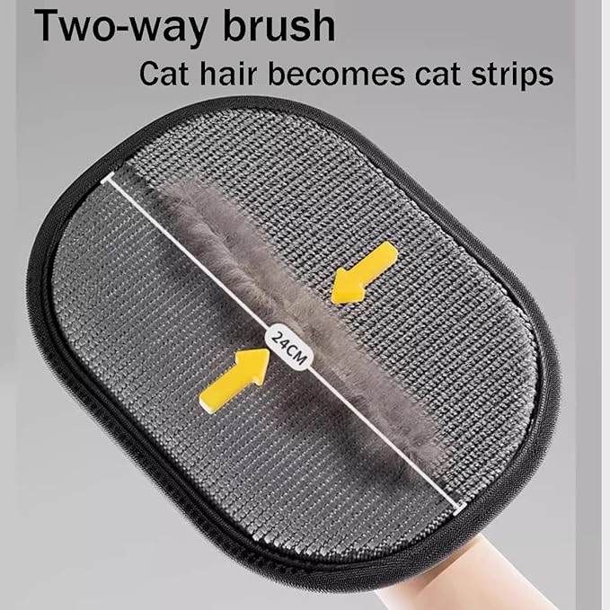 for Yomi Pet Hair Remover Glove, Cat Grooming Gloves, Reusable Static Removal Glove for Pet Hair, Versatile Dog Grooming Gloves for Couch, Furniture, Carpet, Car Seat (1PCS)