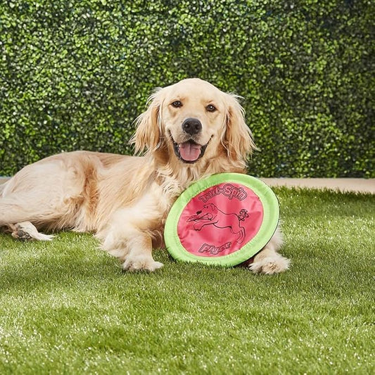 Booda Tail-Spin Flyer 10" Diameter Floppy Dog Frisbee (Pack of 2)