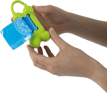 Arm & Hammer Easy-Tear Disposable Dog Poop Bag Refills, Fresh Scent Odor Control, Blue, 90 Dog Poop Bags 7 x 2.5 Inches