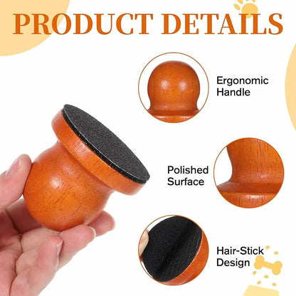 Dog Nail File with Replaceable Filing Disc Dog Nail File Scratch Board Replaceable Sandpaper Stress Free Nails Filing Dogs Trainning Accessories for Smooth and Healthy Nails (Dark Brown)