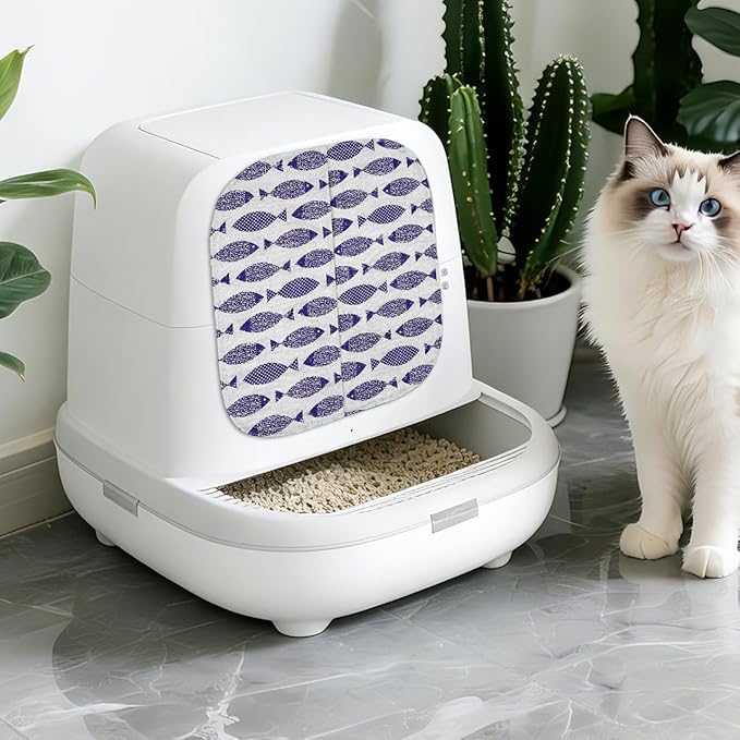 Automatic Cat Litter Box Curtain Self Cleaning Litter Box Door Curtain for Self Cleaning Cat Litter Box