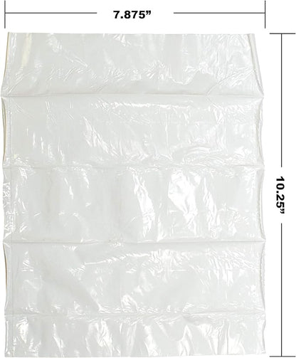 Flush 'n Gone Poop Bag - 10 rolls (100 Bags) - Biodegradable, Compostable, Flushable Poop Bags for Better Environment