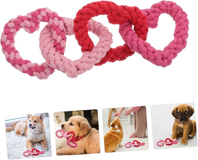 1Pcs Dog Rope Toys Chew Rope Cotton Dog Pull Indestructible Toy Tug Toy for Large s, Cleaning Chew Toys