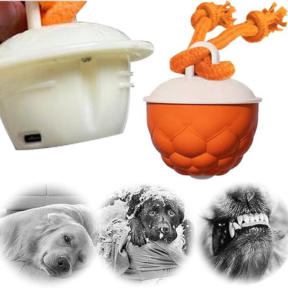 Interactive Dog Toys, Dog Ball Laun-Cher - 2026 Upgraded Motion Activated Automatic Rolling Ball Toys for Small/Medium/Large Dogs Balls for Boredom to Keep Them Busy with Dog Toy Balls (Orange)