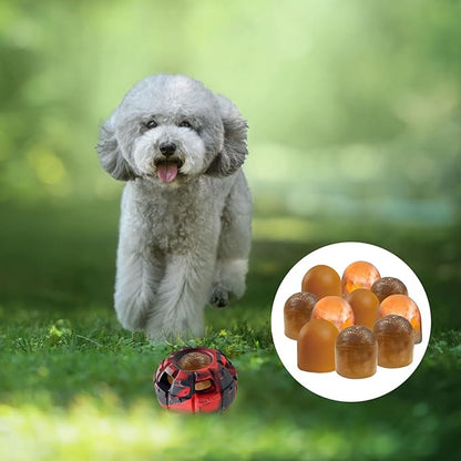 Yipetor Dog Toy, Frozen Dog Treats to Keep Dogs Busy, Interactive Treat Dispensing Dog Toy Puzzle, Interactive Chew Toys for Puppy Small Medium Dog, Power Chewer, Durable Rubber-Easy to Clean (Medium)