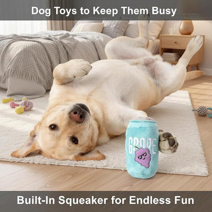 1 Pcs Interactive Dog Toys to Keep Them Busy, Squeaky Dog Toys for Small, Medium Dogs, Puppy Teething Toys for Gentle Chew, Non-Destructive Play (Green)