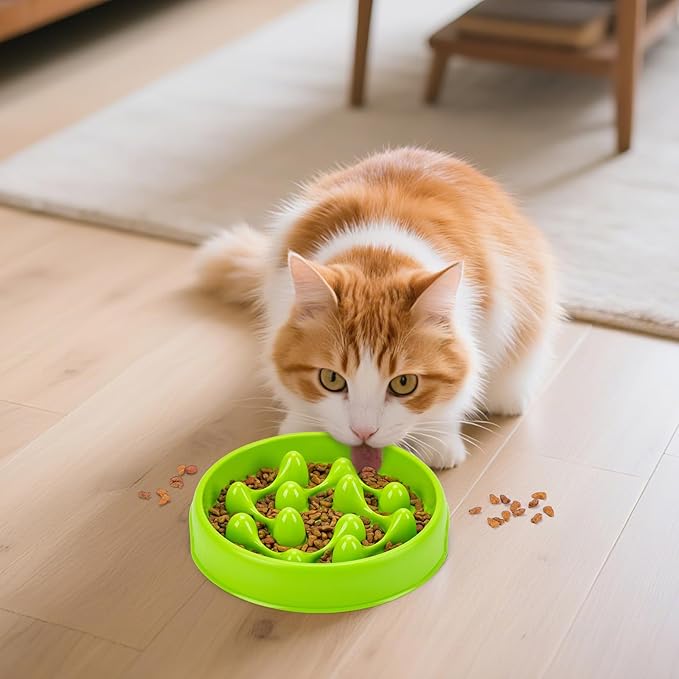 Slow Feeder Dog Bowls, Maze Dog Bowl Slow Feeder for Healthy Eating, Non-Slip Dog Food Bowl, Food-Grade Puppy Bowl, Slow Feeder Cat Bowl & Cat Food Bowl, Puzzle Dog Bowls for Small & Medium Pets