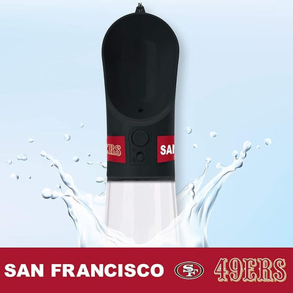 Dog Water Bottle. NFL SAN Francisco 49ERS PET Water Bottle. Best Cat Water Bottle. Water Fountain Dispenser for Dogs & Cats.