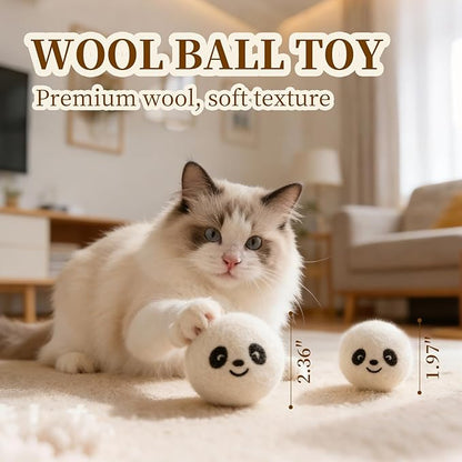 Cat Toys for Indoor Cats, a Set of 32 Interactive cat Toys, Including Colorful Springs, Squeaky Balls, Rainbow Balls, Feather Bouncy Balls, Bell Balls, and Many Other Kitten Toys.