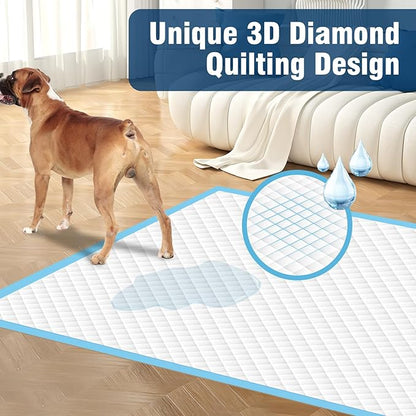 Dog Pads 100 Pack 30"x35", Dog Pads Extra Large for Pets, Disposable Large Pee Pads for Doggy & Puppy Training Pads, Piddle Pads for Indoor, Outdoor Use