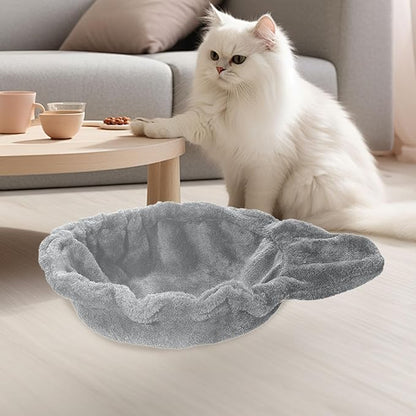 Hammock for, Cozy Nesting Accessory for Indoor Felines, Gray
