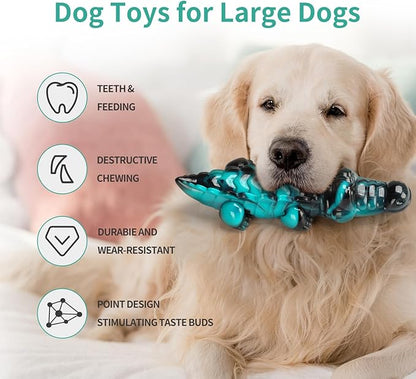 Dog Chew Toys for Aggressive Chewers,Indestructible Dog Toy for Small/Medium/Large/Extra Large Dogs