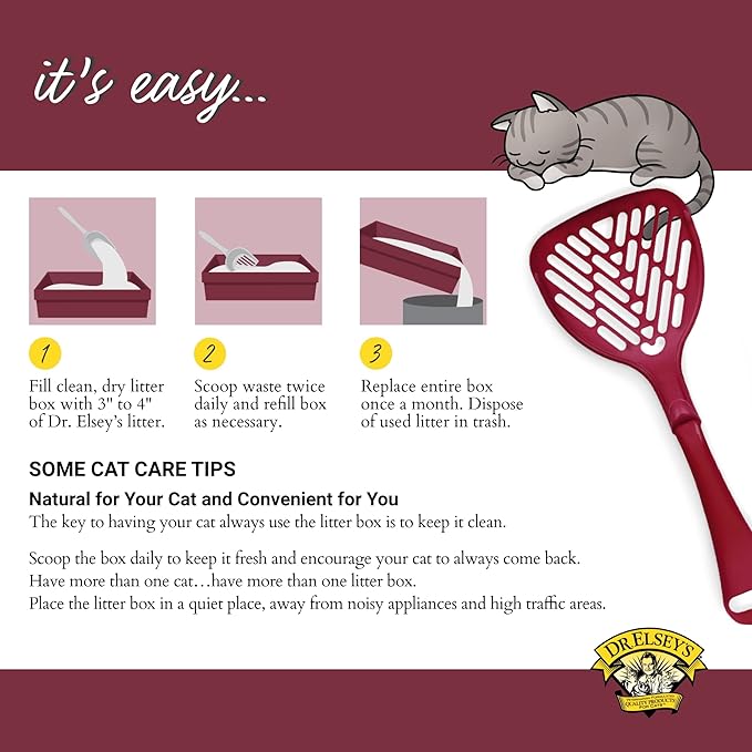 Dr. Elsey's Premium Clumping Cat Litter, Unscented | 99.9% Dust-Free | Low Tracking | Hard Clumping | Superior Odor Control