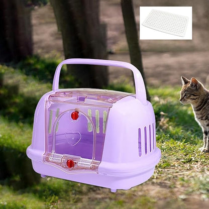 Dog Chenil Animal Carrier Transporter, Purple