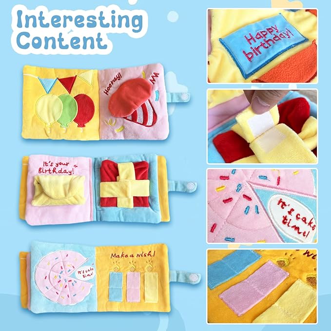 Hide and Seek Dog Toys, Birthday for Dogs Interactive Stuffed Pet Slow Feeder Dog Treat, Interactive for Small Medium Dogs