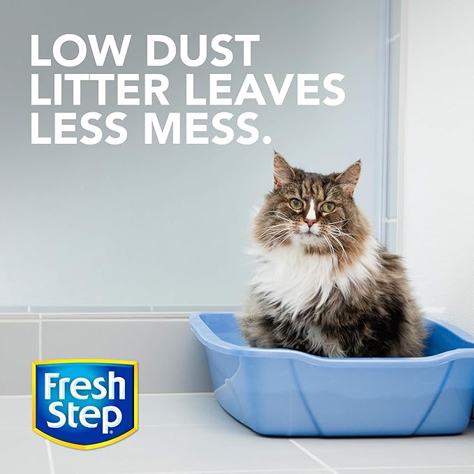 Fresh Step Multi-Cat Scented Litter with the Power of Febreze, Clumping Cat Litter, 34 Pounds (Package May Vary) (Package May Vary)