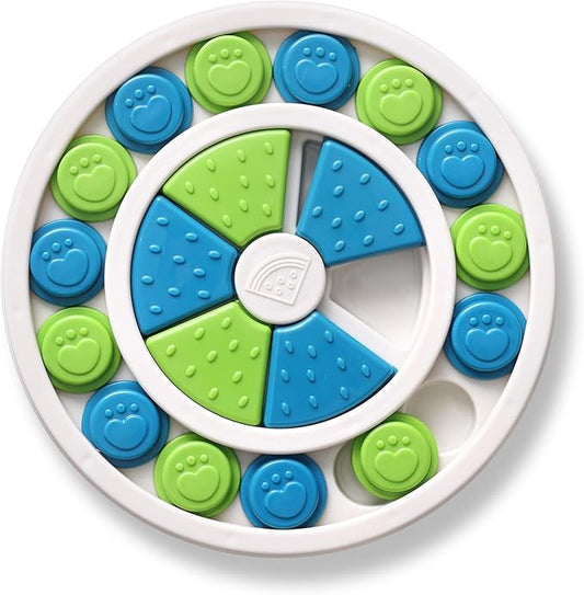 Smart Paws Level 2 Interactive Pet Puzzle Toys for Dogs and Cats - Mental Stimulation Treat Dispenser, Slow Feeder, and Enrichment Game Pets