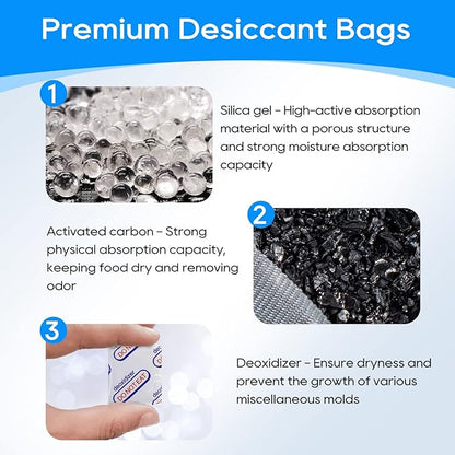 Pet Food Desiccant Bag Replacement Compatible with Petlibro Automatic Pet Feeder, PLAF001, PLAF002, PLAF101, PLAF005, PLAF006, Upgrade Packets Keep Pet Food Dry and Fresh 8 Pack