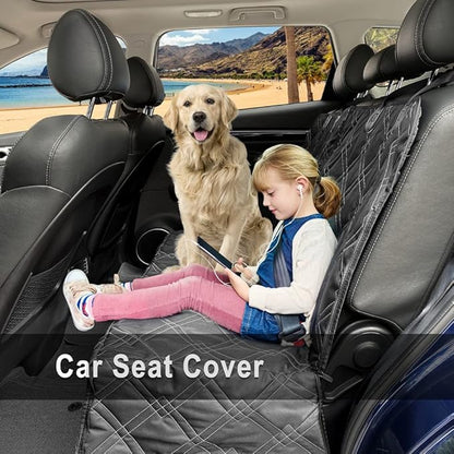 nanbowang Dog Car Seat Cover 54 Inch Protector Waterproof Scratchproof Nonslip Hammock for Dogs