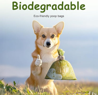 Poop Bags for Dogs, Leak Proof Waste Bags 600 Count Lavender scented Green Refill Rolls with Dispenser