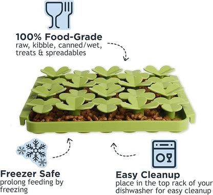 Tall Tails Clover Foraging Mat for Dogs – Slow Feeder Puzzle Mat for Easy & Engaging Feeding