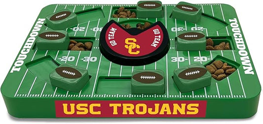 Pets First USC NCAA Large Puzzle Toy - Interactive Dog Treat & Slow Feeding Toy