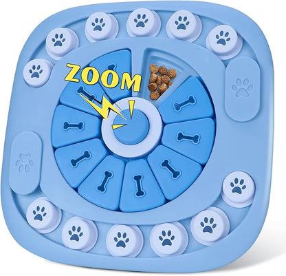 Dog Puzzle Toys - Treat Dispensing Dog Enrichment Toys for IQ Training & Brain Stimulation - Interactive Mentally Stimulating Toy - Gifts for Puppies, Cats, Dogs