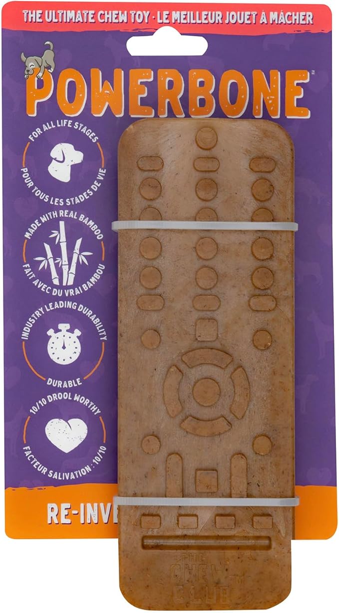 Powerbone TV Remote 7" Chew Toys for Dogs