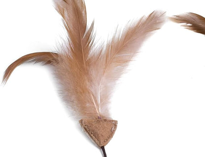 Petface Feather Tail Mice Cat Toy, Pack of 2