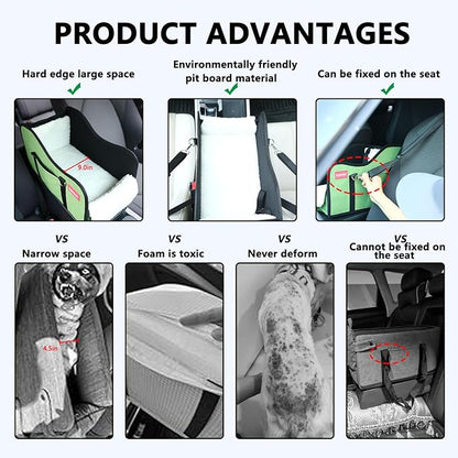 Center Console Dog Car Seat,Console Dog Car Seats for Small Dogs Pet & Cat