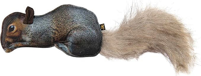 Browning Pet Training Tools, Durable Dog Toys for Tug and Fetch, Squirrel Fabric Squeaker, One Size