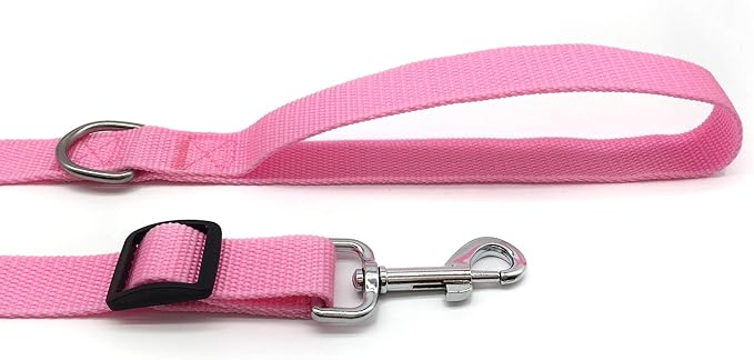 TAIAN Adjustable Nylon Dog Leash, 10 Foot Long Dog Leashes for Medium Large Dogs