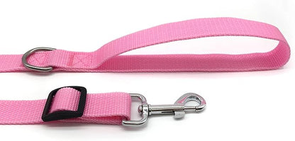 TAIAN Adjustable Nylon Dog Leash, 10 Foot Long Dog Leashes for Medium Large Dogs