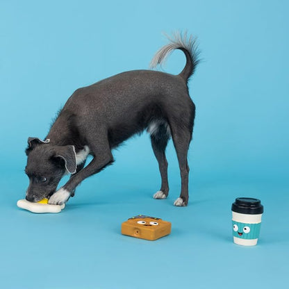 Fringe Studio Dog Toy Set, Love You Brunch, 3Pc Mini, Latex, Pet Shop Collection (367042)