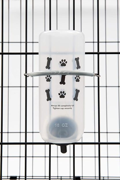 Lixit Water Bottles for Small Dogs (16oz Bones), Clear (SDW16 Bones)