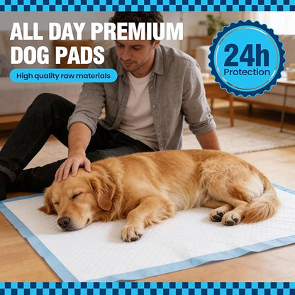 Puppy Pads XL 30"x35", 50 Count Pee Pads for Dogs Large for Doggie&Cats, Disposable Dog Pee Pads Extra Large, X-Large Potty Pads for Indoor, Outdoor Use