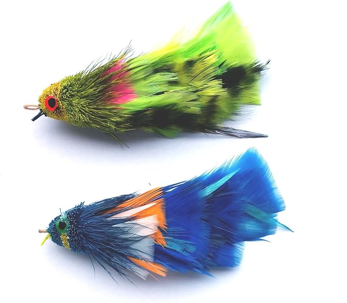 Cat Toy Teaser Wand Refill - Green Parrot Teaser Attachment
