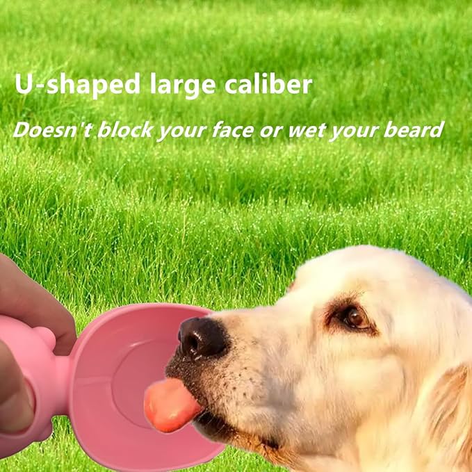 Outdoor Dog Water Bottle Dispenser Food Container- Leak Proof for Portable Dogs Water Dispenser, Outdoor Drink Bottles for Dog, Cat, Puppy, Pet, Essential Items for Dog Travel, Walking, Hiking