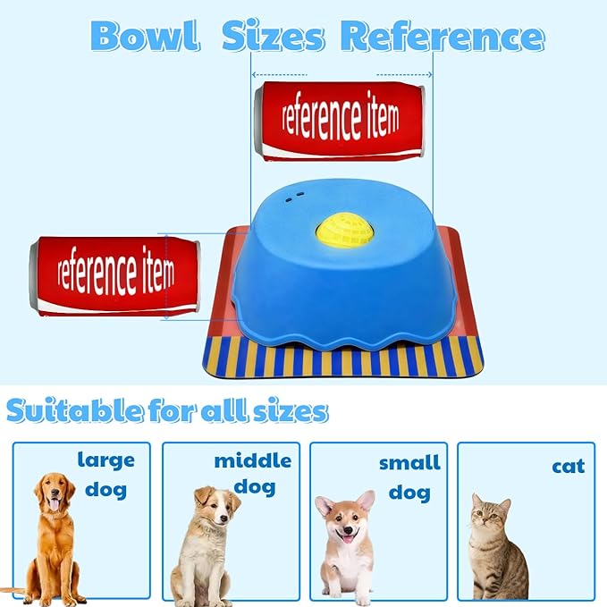 Slow Feeder Dog Bowl for Liquid with Built-in Ball,250ml Non-Slip for Bone Broth & Yogurt,Prevents Wet Chin,Anxiety Relief & Mental Stimulation,Food-Grade Easy Clean Enrichment Toy for All Breeds
